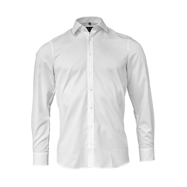 Marvelis Heren poplin slim overhemd met lange mouwen UTLT5767_white large
