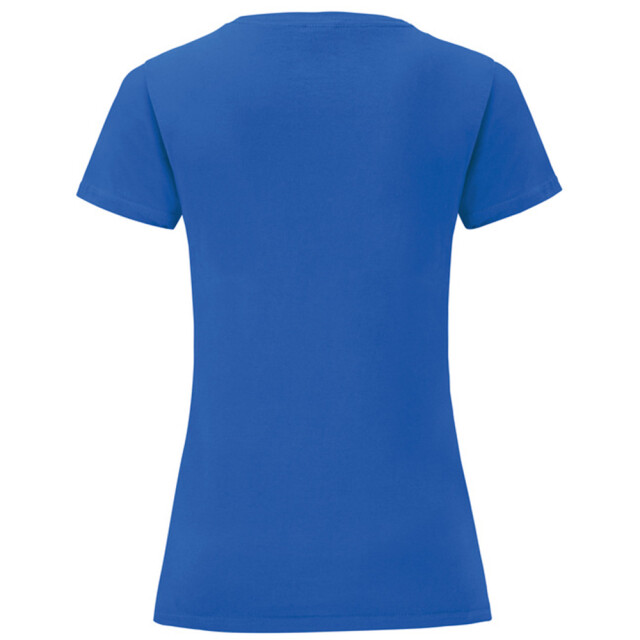 Fruit of the Loom Dames iconic combed cotton t-shirt UTLT5720_royalblue large