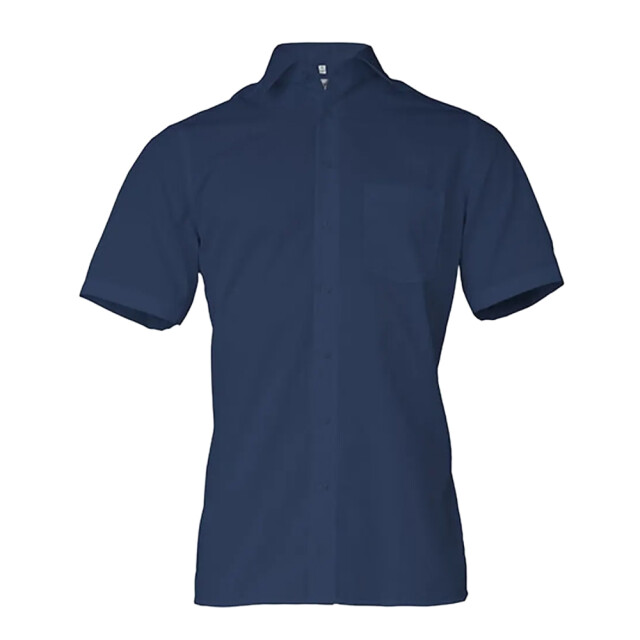 Marvelis Heren poplin modern overhemd met korte mouwen UTLT5761_navy large Marvelis Heren poplin modern overhemd met korte mouwen UTLT5761_navy large