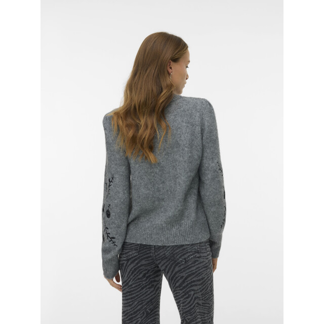 Vero Moda Vmjuta ls o-neck embrodery pullover 10334853 large