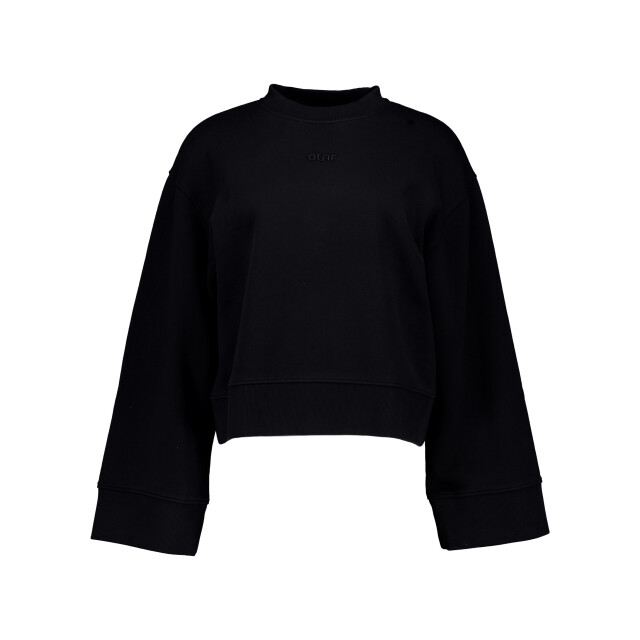 Olaf Hussein Wmn retro logo crewneck sweaters w990207 W990207 large