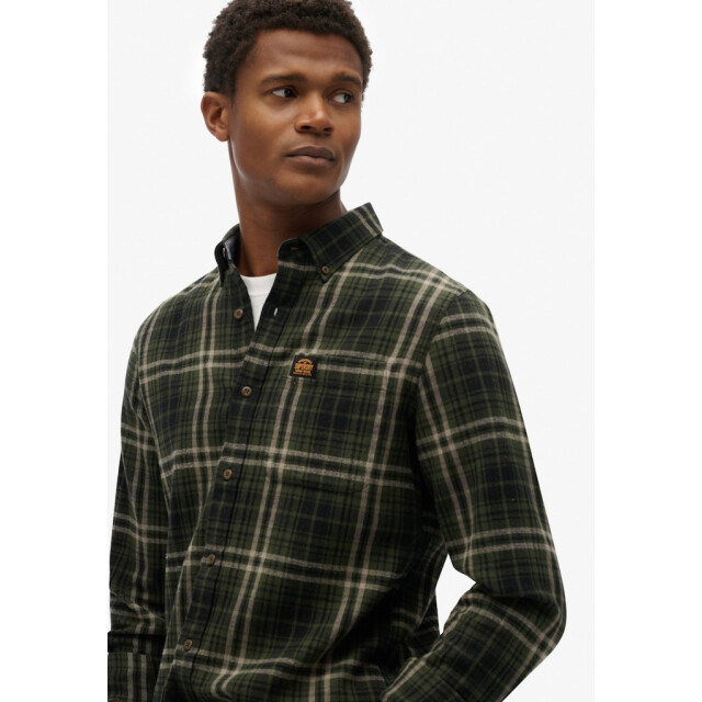 Superdry Kartoenen houthakkers overhemd ls dessin 5309.29.0006 large