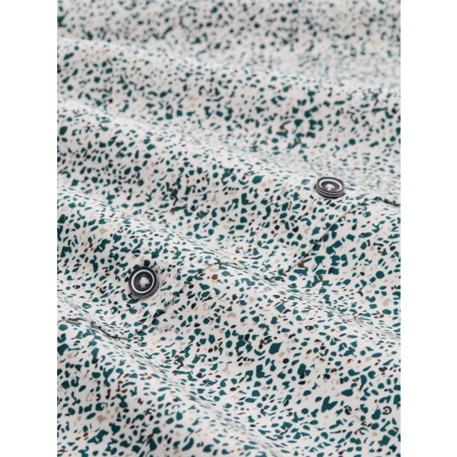 Tom Tailor Coulrful printed stretch shirt dessin 5309.09.0007 large