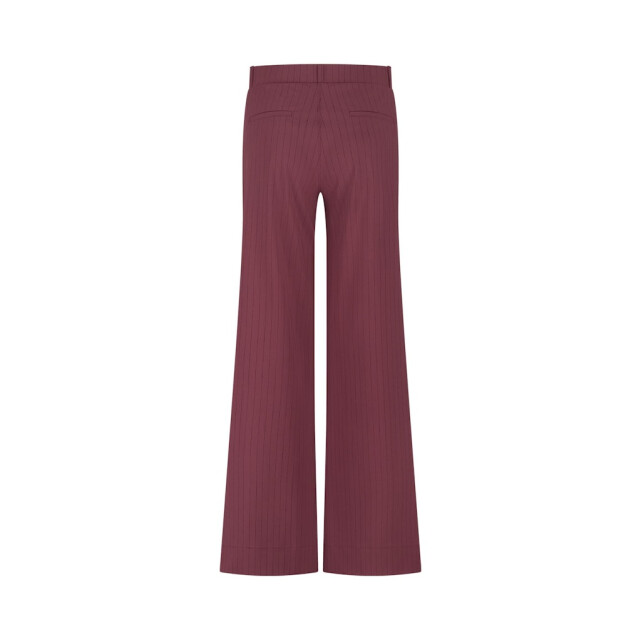 Studio Anneloes Luz stripe trouser bordeaux 4109.47.0015 large