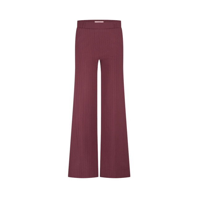 Studio Anneloes Luz stripe trouser bordeaux 4109.47.0015 large