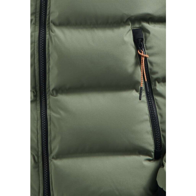 No Excess Jacket short fit sealed hooded padd steel 29630913-123 large