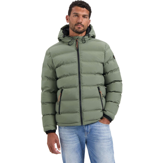 No Excess Jacket short fit sealed hooded padd steel 29630913-123 large