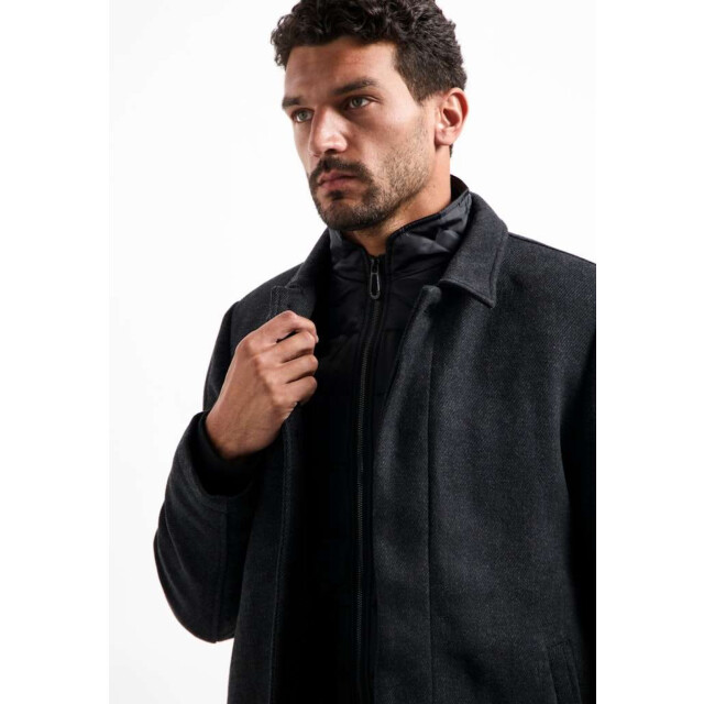 No Excess Jacket mid long fit detachable fron antra melange 29630917-103 large