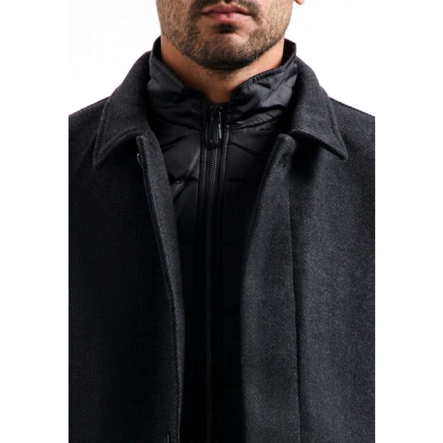 No Excess Jacket mid long fit detachable fron antra melange 29630917-103 large