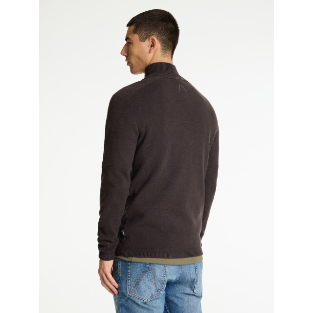 Chasin' Oscar half zip dark.brown 31150003-E73 large