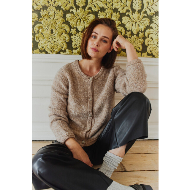 Free Quent Fqrschrista cardigan simply taupe 206727-9923 large
