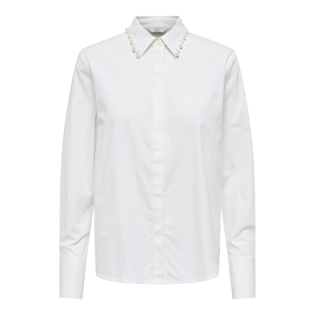 Jacqueline de Yong lula l/s pearl detail shirt wvn 15355260 cloud dancer 06615.198.0121 large