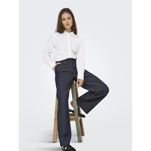 Jacqueline de Yong lula l/s pearl detail shirt wvn 15355260 cloud dancer 06615.198.0121 large