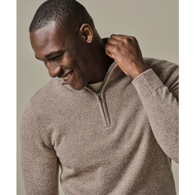 Profuomo Ppwj30029d f1 heren trui met half zip in profu F1/PPWJ30029D large