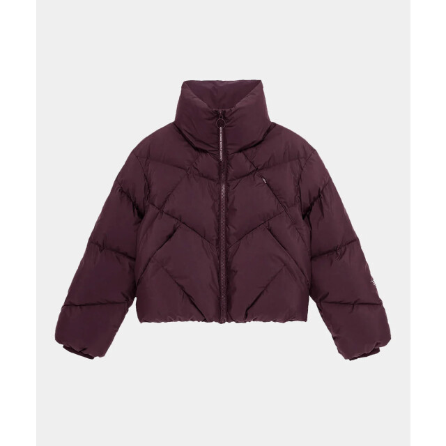Krakatau nebula short puffer jacket qw531 -712 burgundy 06111.680.0004 large