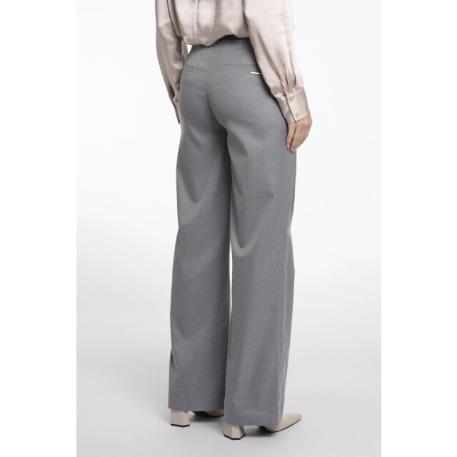 Rino & Pelle Charleeshort.7002512 rino en pelle short length straight leg pants grey melange CharleeShort.7002512 Grey melange large