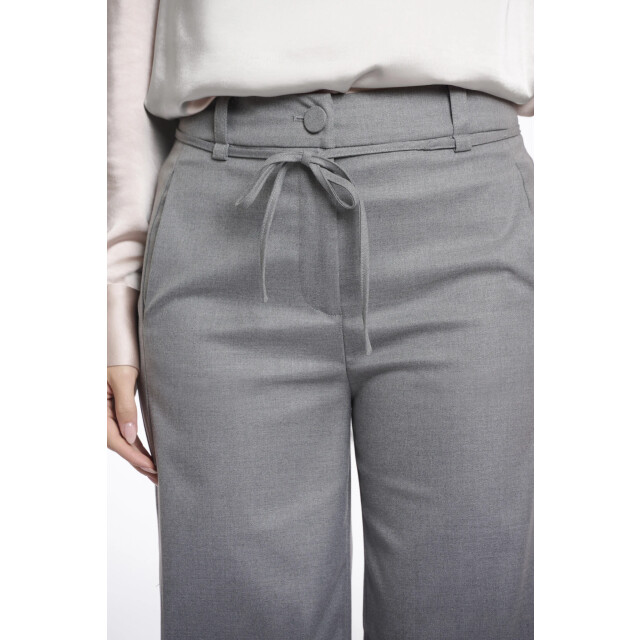 Rino & Pelle Charleeshort.7002512 rino en pelle short length straight leg pants grey melange CharleeShort.7002512 Grey melange large