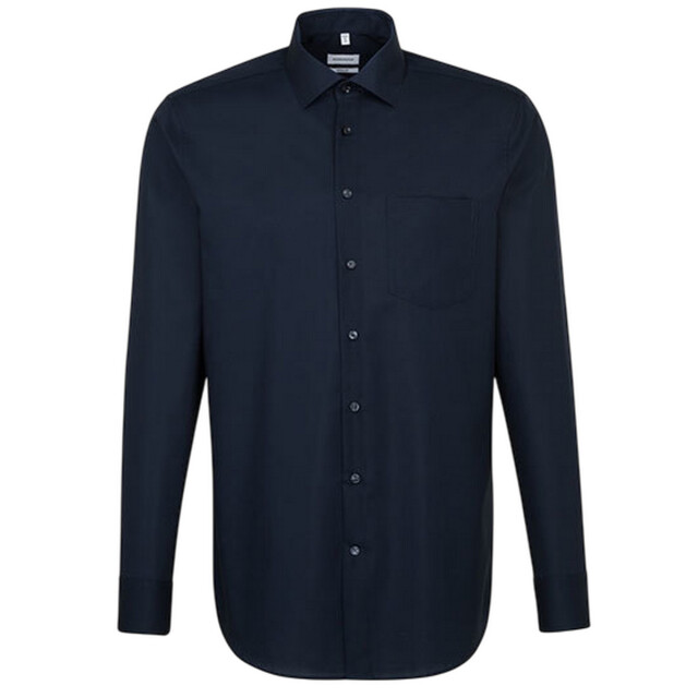 Seidensticker Heren regular shirt met lange mouwen UTLT4167_darkblue large