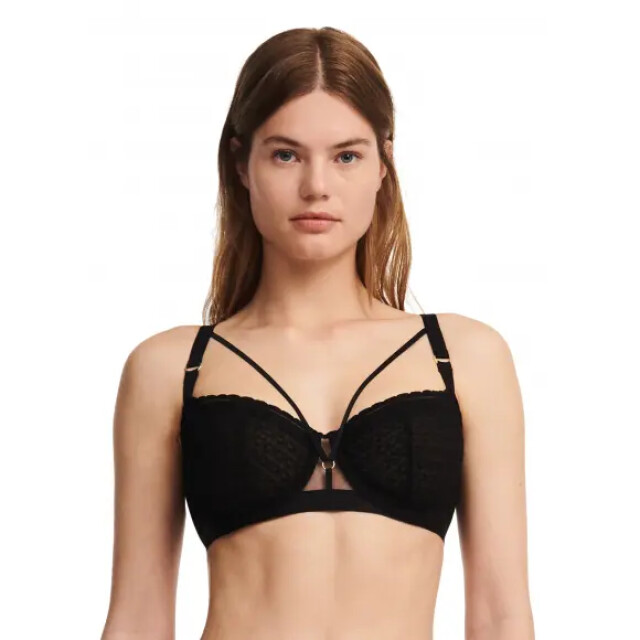 Chantelle Monogram half-cup balcony bra C11ZM5 large