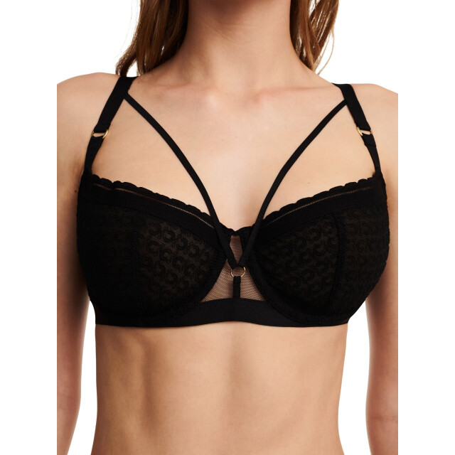 Chantelle Monogram half-cup balcony bra C11ZM5 large