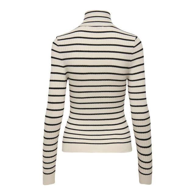 Only Onlkarol ls rollneck pullover knt noos ecru dessin 4219.08.0025 large