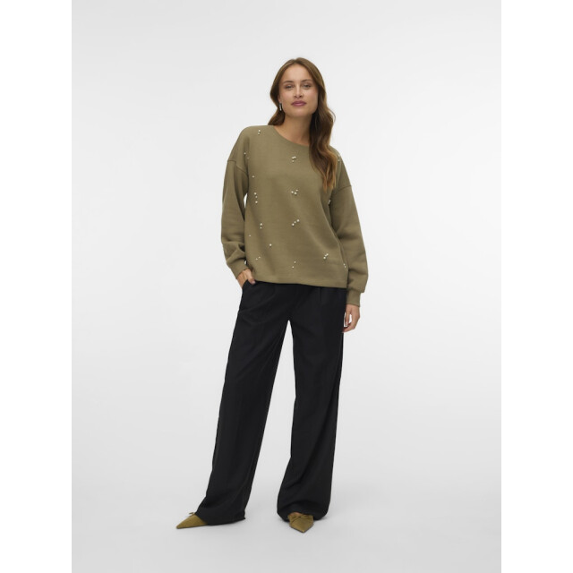 Vero Moda Vmfatilda ls sweatshirt jrs btq olijf 4209.22.0008 large