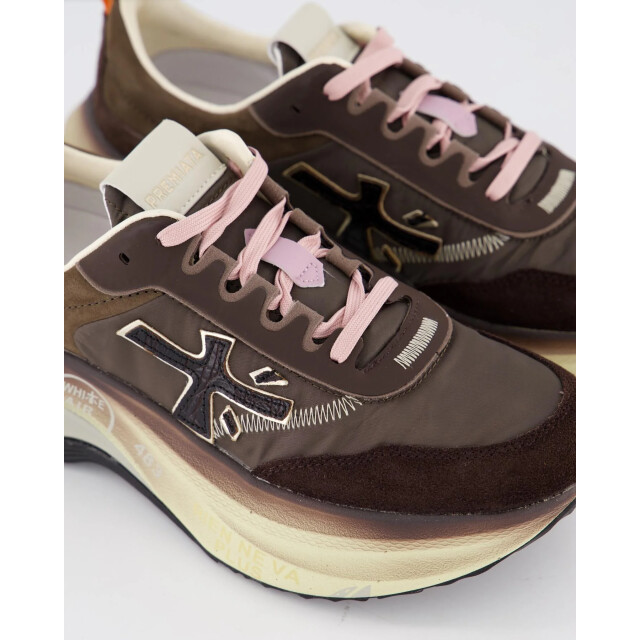 Premiata Dames hill sneaker VAR 7896-Bruin large