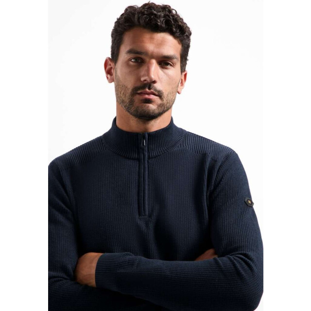 No Excess Pullover half zip plated structure night 29230813SN-078 large