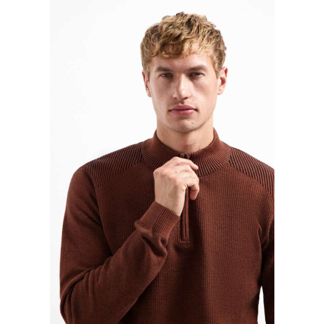 No Excess Pullover half zip plated structure terra 29230813SN-141 large