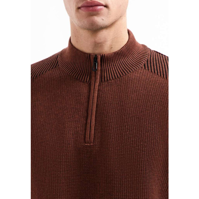 No Excess Pullover half zip plated structure terra 29230813SN-141 large