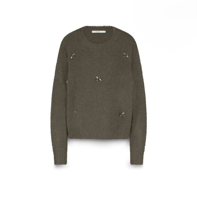 Summum embellished sweater cozy melange knit 7s7944-7997 655 dark camo 06712.340.0004 large