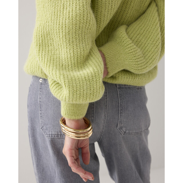 Summum sweater garment dye knit 7s7964-70044 604 misty 06712.324.0001 large