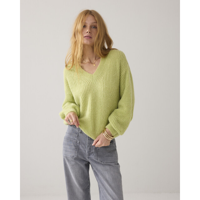 Summum sweater garment dye knit 7s7964-70044 604 misty 06712.324.0001 large