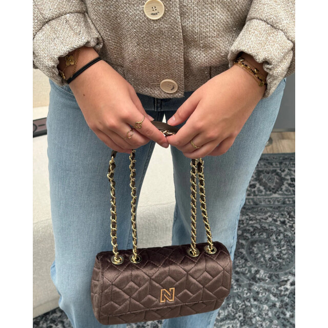Nikkie Ann velvet tas 63300 large