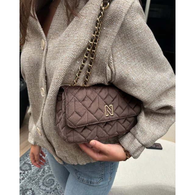 Nikkie Ann velvet tas 63300 large