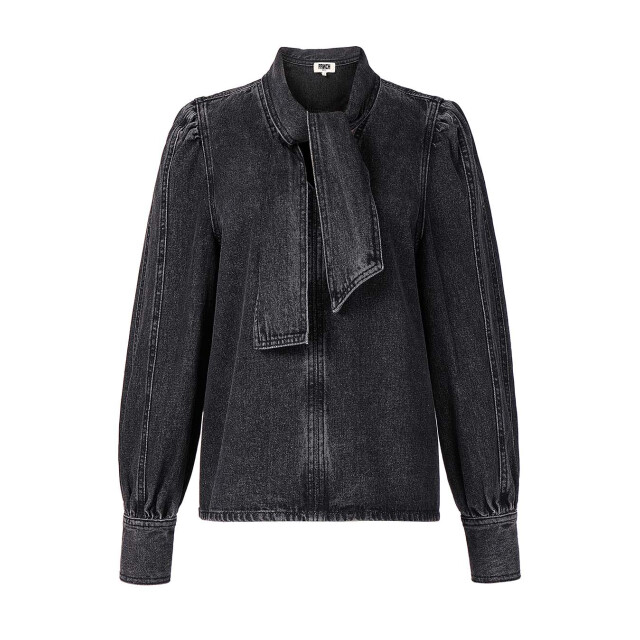FRNCH Buds blouse knoopkraag denim 9610212475208 large