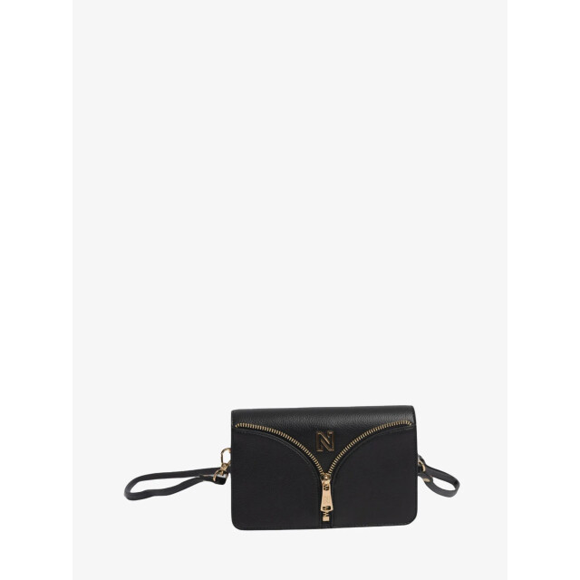 Nikkie Dames tas daxing zipper shoulderbag zwart N-9-528-2505-9000 large