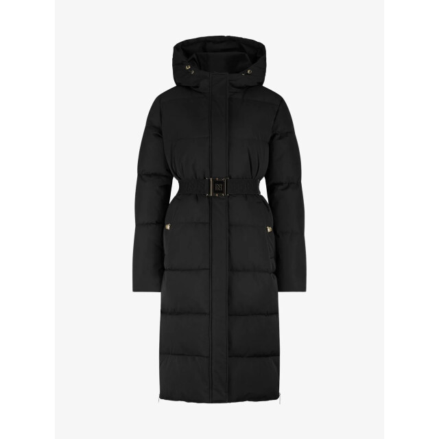 Nikkie Dames winterjas lynnwood long puffer zwart N-4-570-2505-9000 large