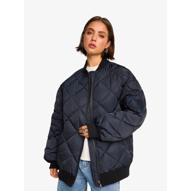 Alix The Label Dames bomberjas quilted navy 2508502301-203 large