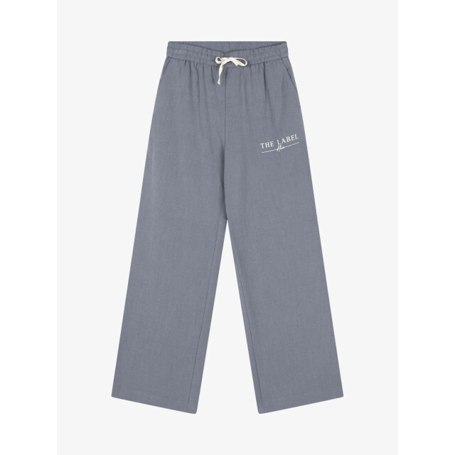 Alix The Label Dames broek relaxed soft grey melange 2509124327-880 large