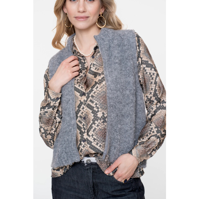 Geisha 54574-29 pullover sleeveless with zipper 54574-29 Pullover sleeveless with zipper large