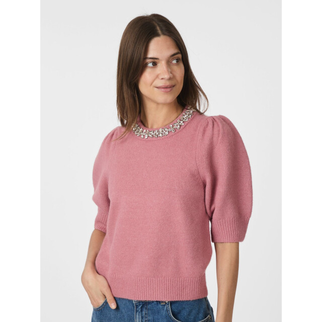 Neo Noir maia stone knit blouse 162914 165 rose 06712.625.0004 large