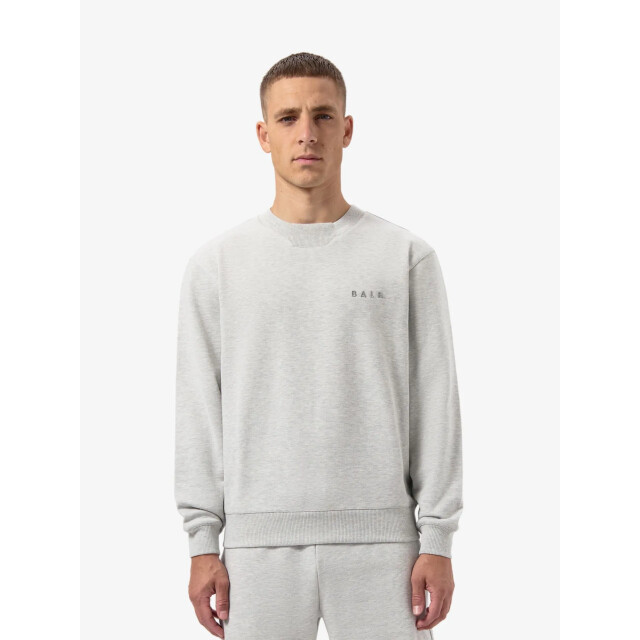 BALR. Heren sweater logo grey melange B1262-1089-765 large