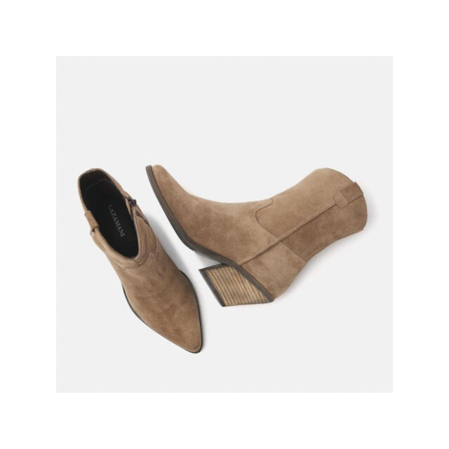 Lazamani ladiesbootiescowboy taupe 53.596 Taupe large