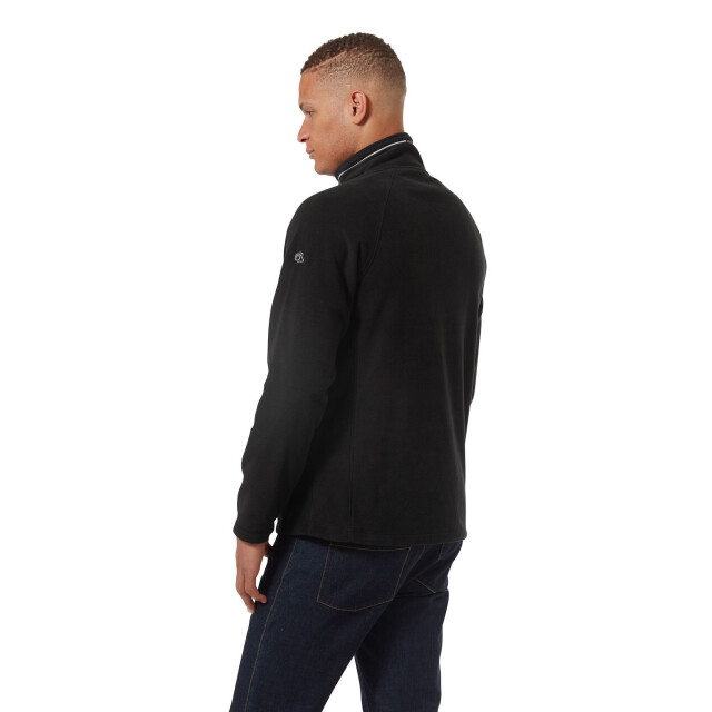 Craghoppers Heren corey vi half zip fleece top UTCG1466_black large