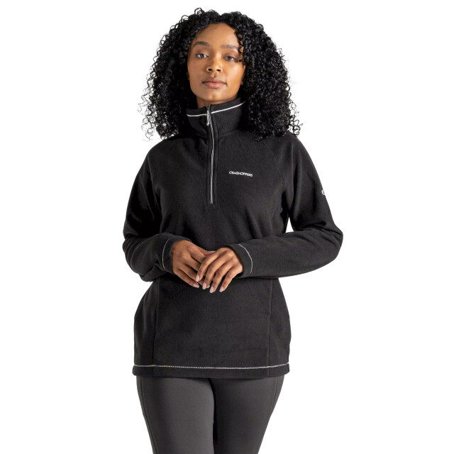 Craghoppers Dames miska vi half zip fleece UTCG1647_black large