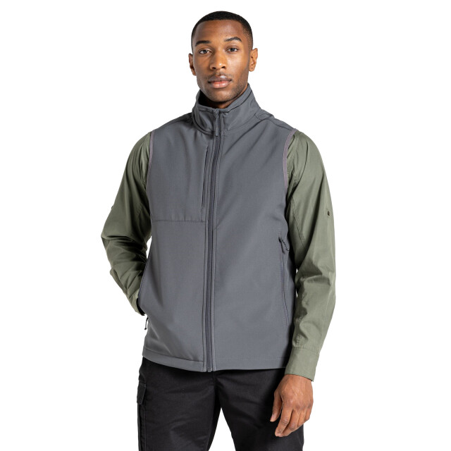 Craghoppers Heren expert basecamp softshell gilet UTCG1826_carbongrey large