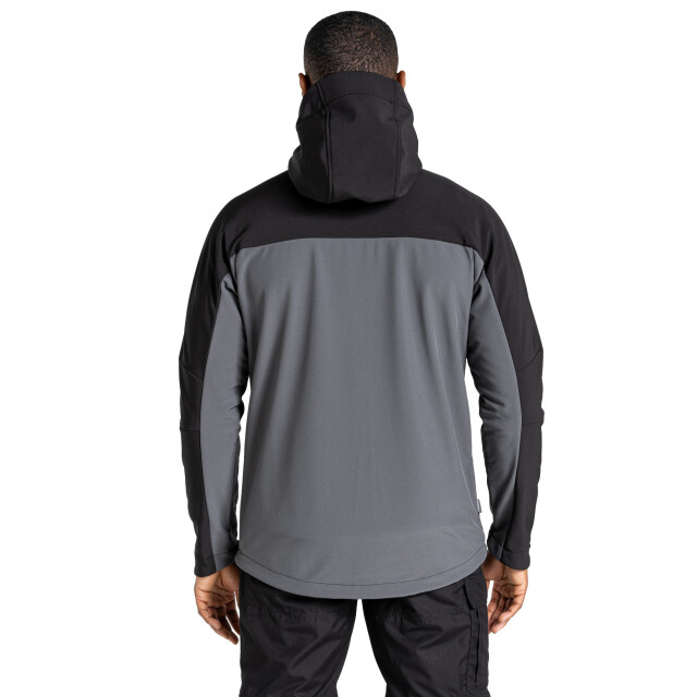 Craghoppers Heren expert active contrast capuchonjack soft shell UTCG1972_carbongreyblack large