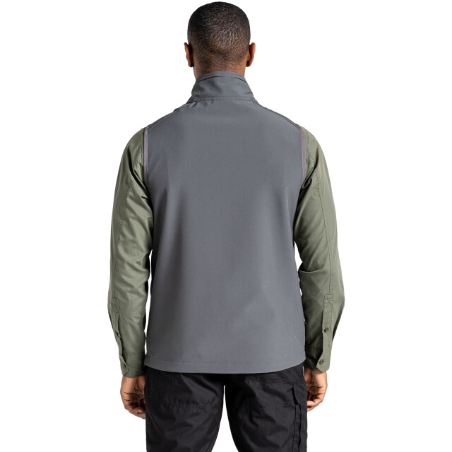 Craghoppers Heren expert basecamp softshell gilet UTCG1826_carbongrey large