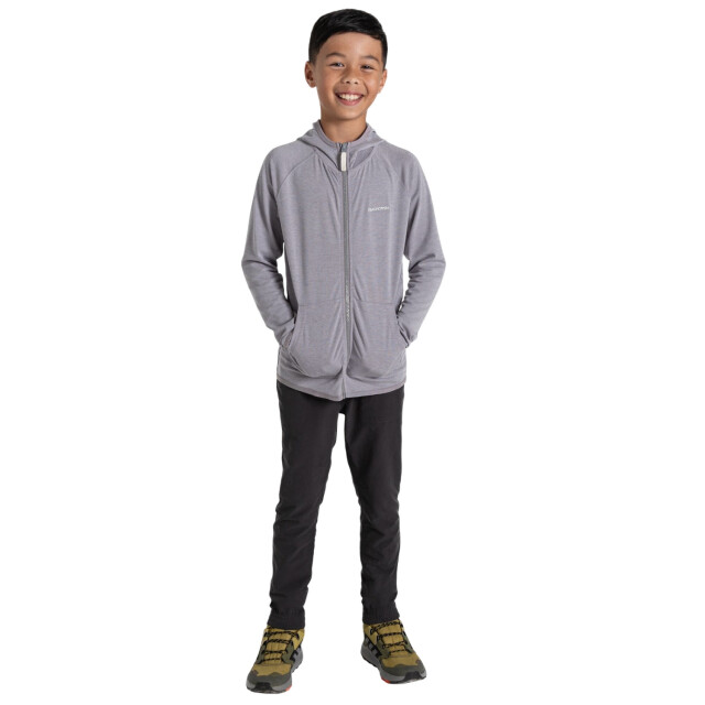 Craghoppers Pinzon nosilife broek kinderen/kinderen UTCG2120_blackpepper large